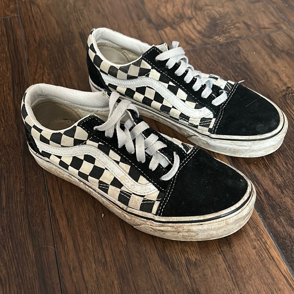 Worn a good amount, still in good condition just need cleaned